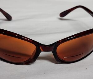 Costa Del Mar HR-10 Harpoon +2.50 Tortoiseshell Wrap Sunglasses Polycarb Lens